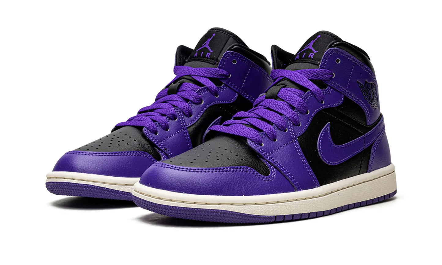 Air Jordan 1 Mid Purple Black Women’s – BQ6472-051