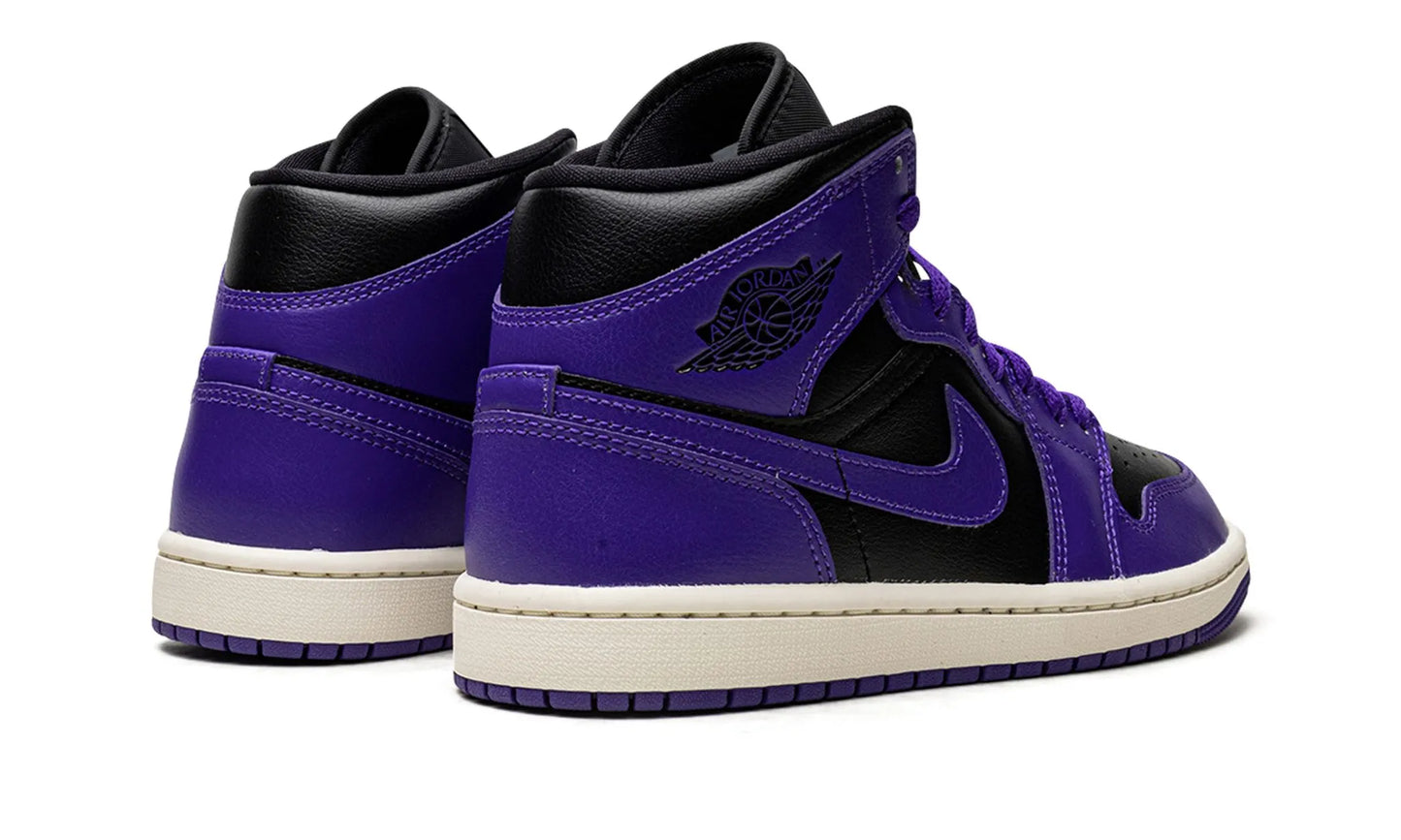 Air Jordan 1 Mid Purple Black Women’s – BQ6472-051