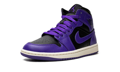 Air Jordan 1 Mid Purple Black Women’s – BQ6472-051