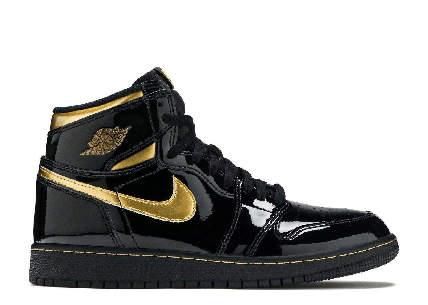 Nike Air Jordan 1 Retro High OG GS ‘Black Metallic Gold’ – 575441-032