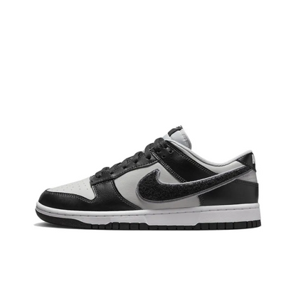 Dunk Low Chenille Swoosh Black Grey – Dq7683-001