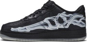 Nike Air Force 1 Low Black Skeleton Halloween