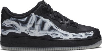 Nike Air Force 1 Low Black Skeleton Halloween