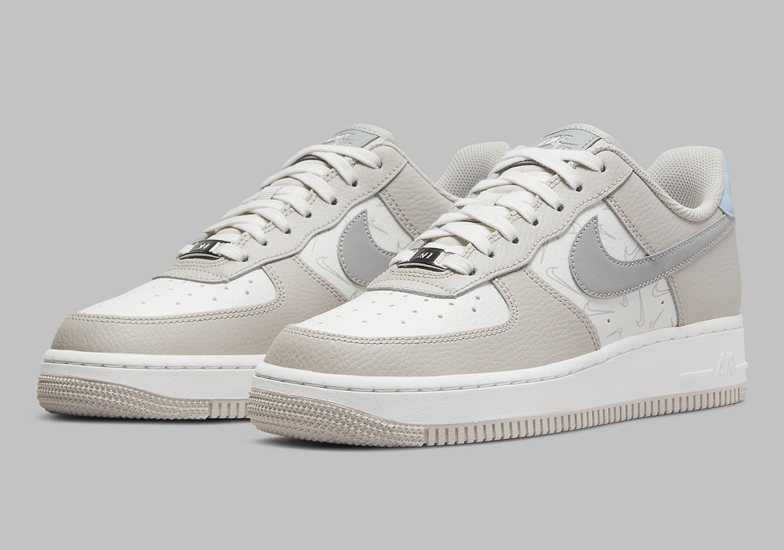 Nike Air Force 1 Low Mini Swooshes Grey Womens