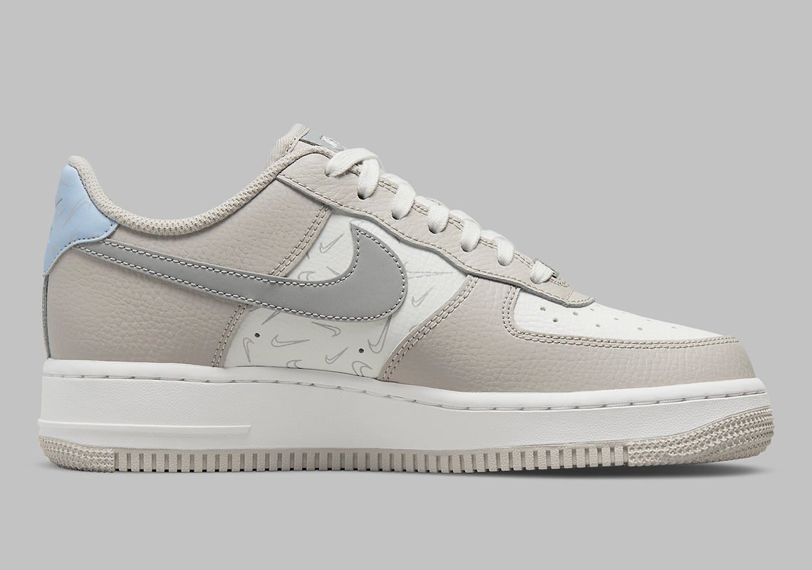 Nike Air Force 1 Low Mini Swooshes Grey Womens