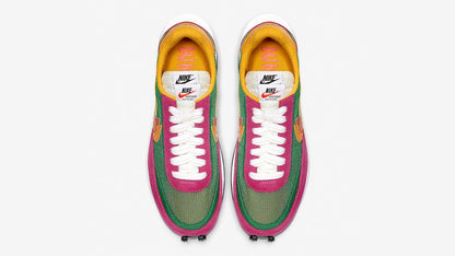 Nike LDWaffle x Sacai Green Pink