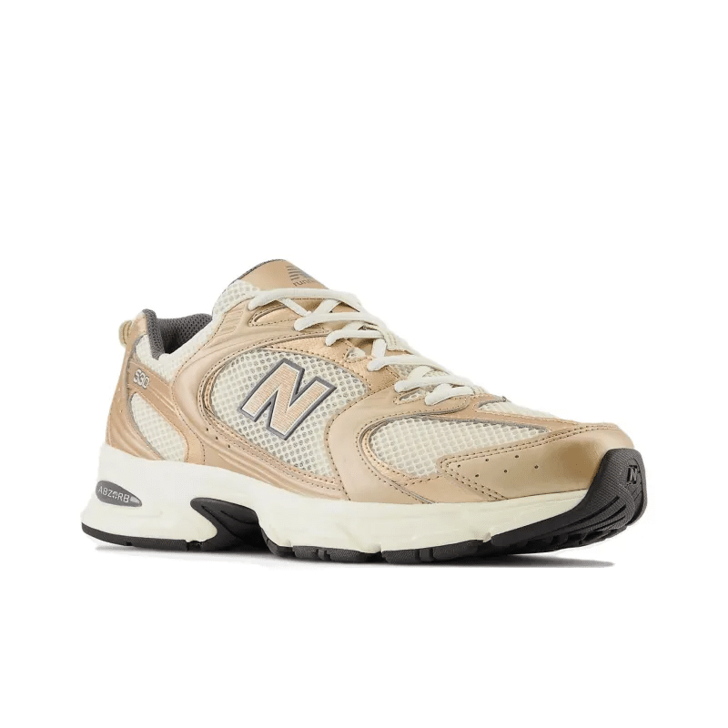 New Balance 530 Turtledove Gold Metallic MR530LA