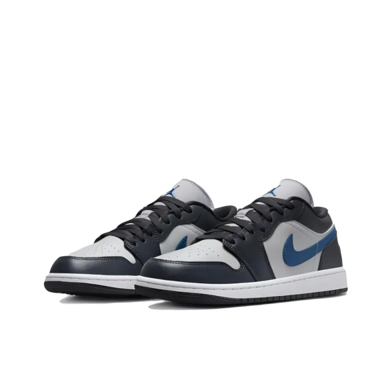 Air Jordan 1 Low Anthracite Industrial Blue – Dc0774-040