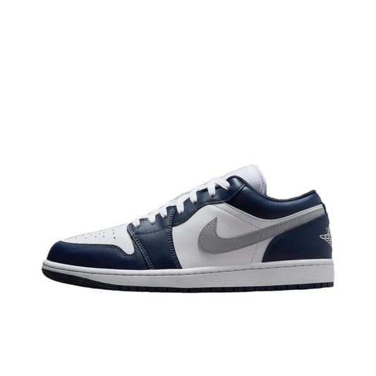 Air Jordan 1 Low Wolf Grey Midnight Navy – 553558-141