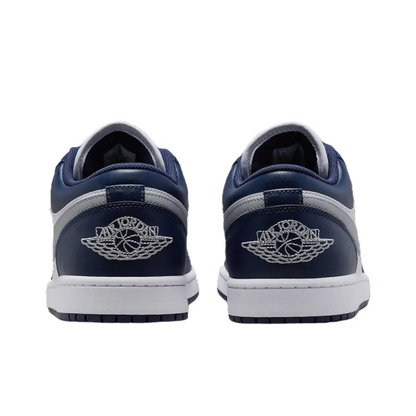 Air Jordan 1 Low Wolf Grey Midnight Navy – 553558-141