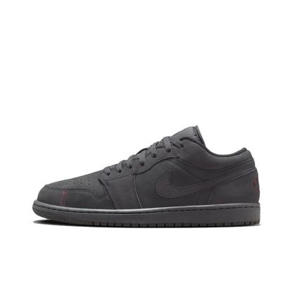 Air Jordan 1 Low Se Craft Dark Smoke Grey Varsity Red – Fd8635-001