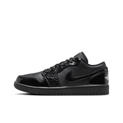 Air Jordan 1 Low Se Patent Elephant Black – Hj7743-010