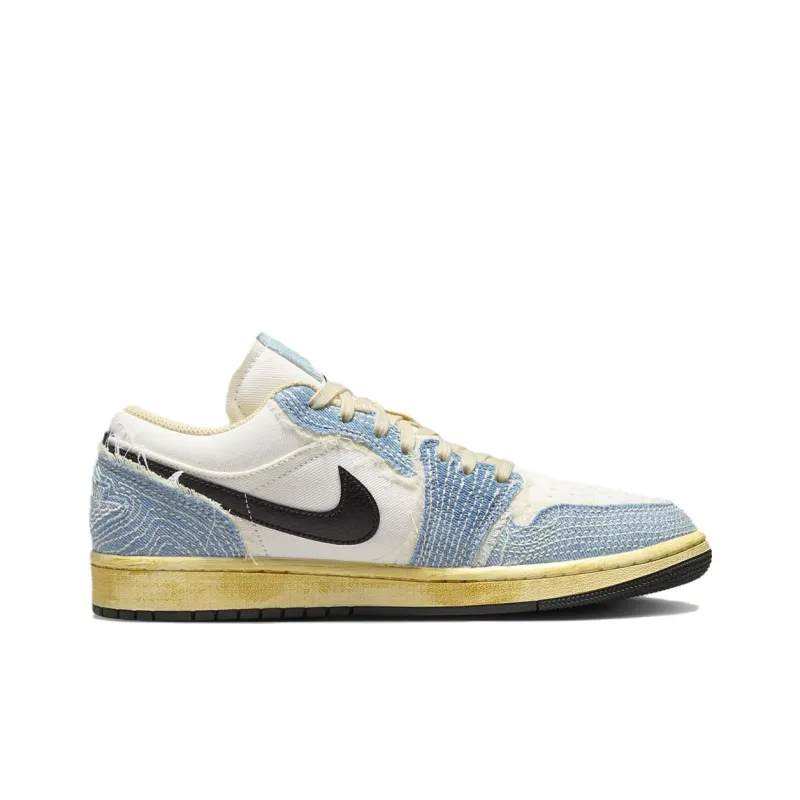 Air Jordan 1 Low Se Wrmk Sashiko Denim – Fn7670-493