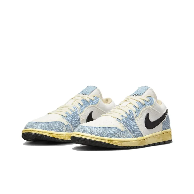 Air Jordan 1 Low Se Wrmk Sashiko Denim – Fn7670-493