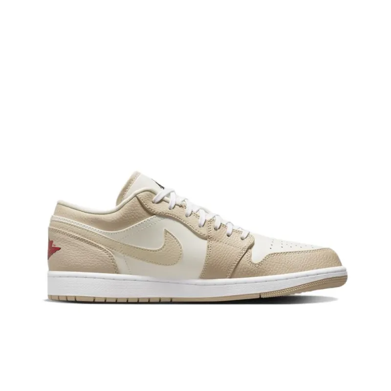 Air Jordan 1 Low SE Sail Rattan University Red – FB7168-121