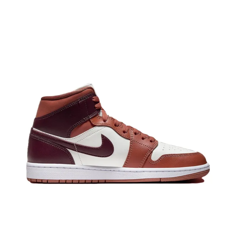 Air Jordan 1 Mid ‘dusty Peach Night Maroon’ – Bq6472-200