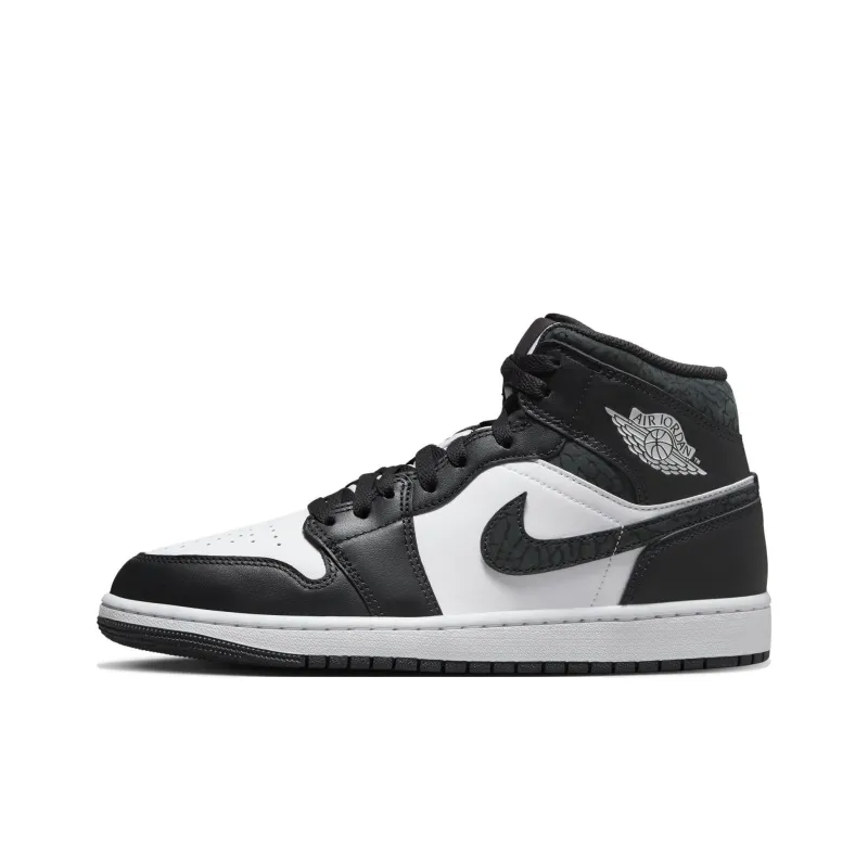 Air Jordan 1 Mid ‘panda Elephant’ Sneakers – Fb9911-001