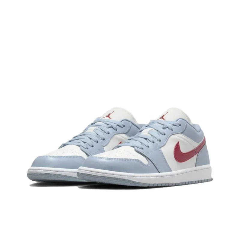 Air Jordan 1 Low Blue Whisper Dune Red – Dc0774-164