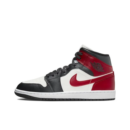 Air Jordan 1 Mid Gym Red Off Noir – BQ6472-160