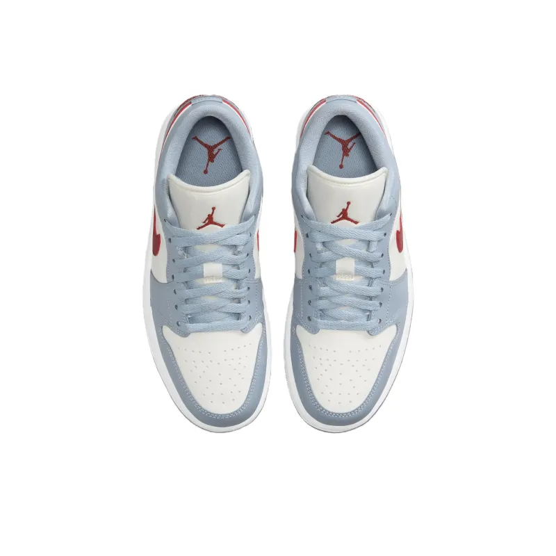 Air Jordan 1 Low Blue Whisper Dune Red – Dc0774-164