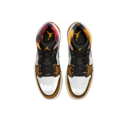 Air Jordan 1 Mid SE Orange Wear Away – DQ8417-071