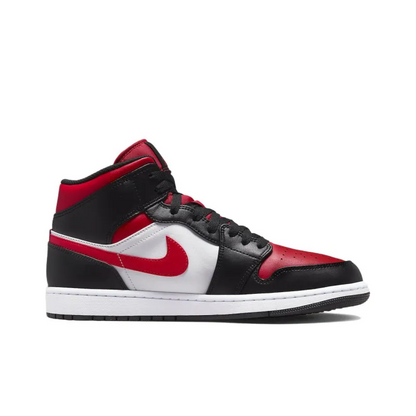 Air Jordan 1 Mid Bred Toe White 554724-079