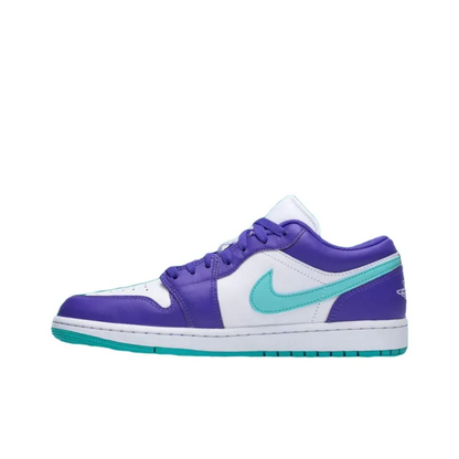 Air Jordan 1 Vintage Basketball Shoes Men Low-top White Purple Green – Hj9013-550