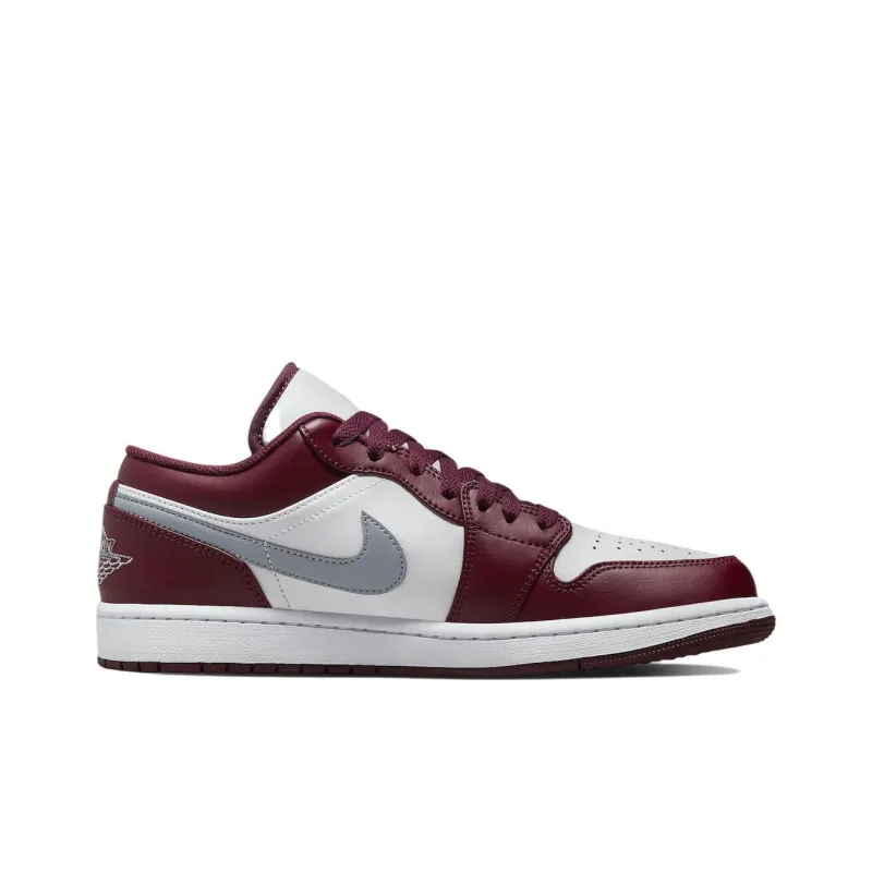 Air Jordan 1 Low White Bordeaux – 553558-615