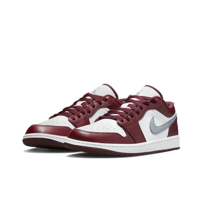 Air Jordan 1 Low White Bordeaux – 553558-615