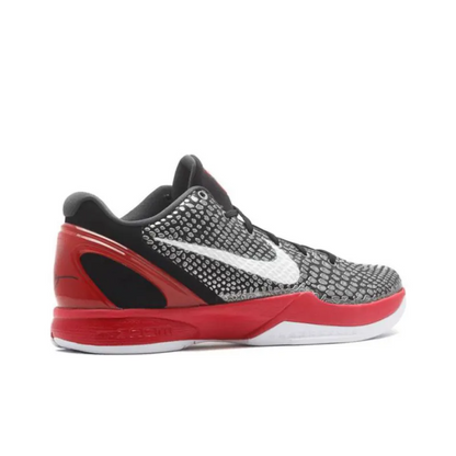 Zoom Kobe 6 Basketball Shoes Men Low-top Black white red – 429659-001