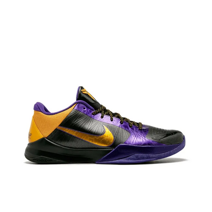 Zoom Kobe 5 Basketball Shoes Men Low-top Black purple – 386429-071