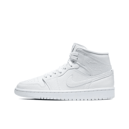 Air Jordan 1 Mid ‘White Snakeskin’ BQ6472-110