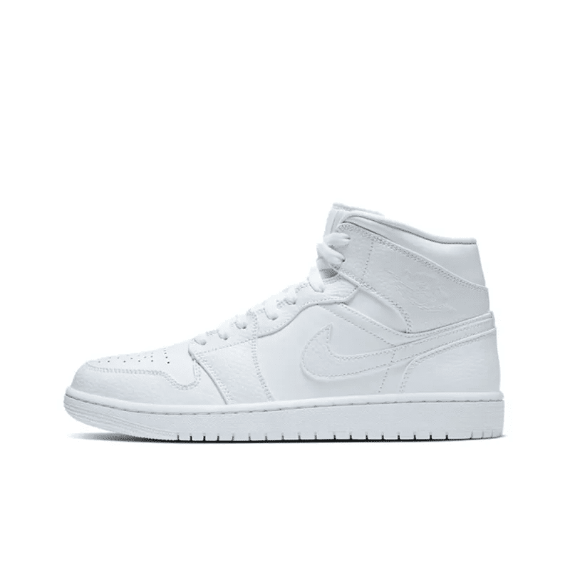 Air Jordan 1 Mid ‘Triple White’ 554724-130