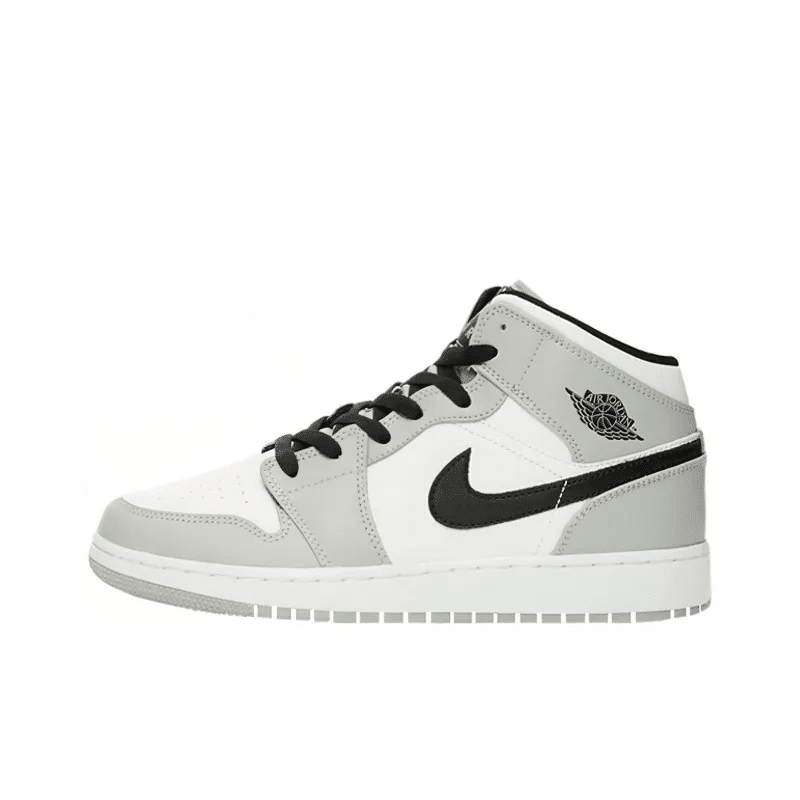 Air Jordan 1 Mid GS ‘Light Smoke Grey’ 554725-092