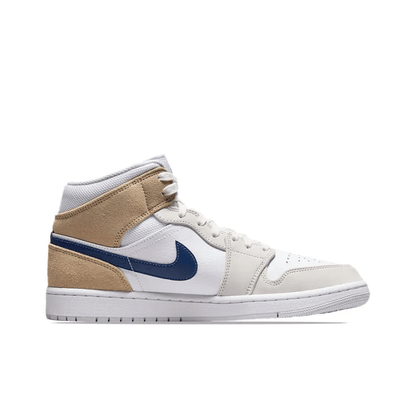 Air Jordan 1 Mid ‘white Khaki Blue Void’ – Do6726-100