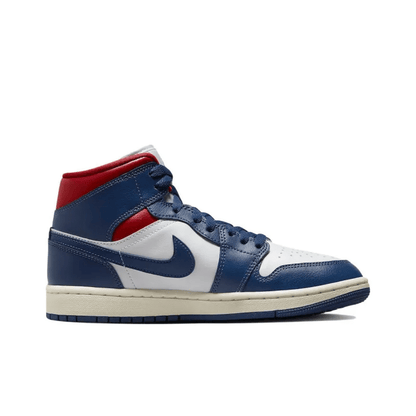 Air Jordan 1 Mid French Blue Gym Red Sail Black – BQ6472-146