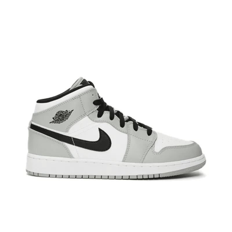 Air Jordan 1 Mid GS ‘Light Smoke Grey’ 554725-092