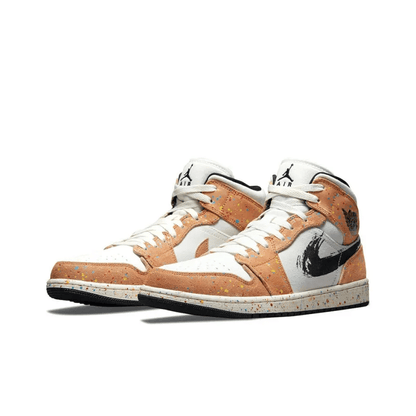 Air Jordan 1 Mid SE ‘Brushstroke Paint Splatter’ – DA8005-100