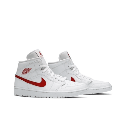 Air Jordan 1 Mid ‘White University Red’ – BQ6472-106