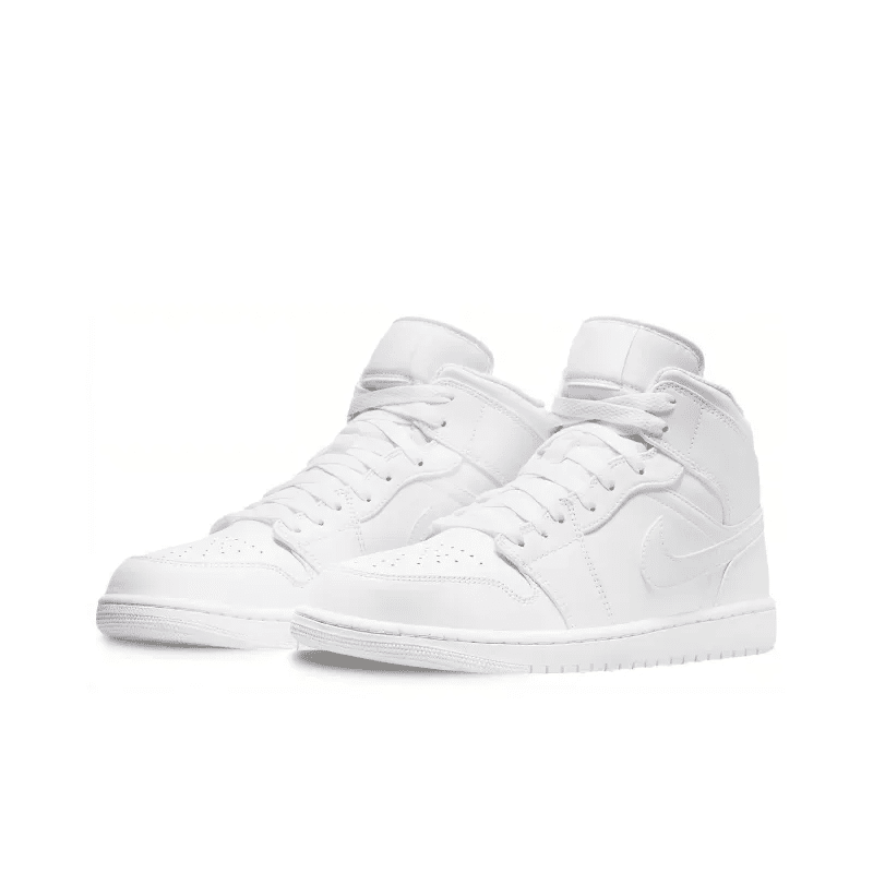 Air Jordan 1 Mid “Triple White” – 554724-136