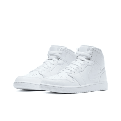 Air Jordan 1 Mid ‘Triple White’ 554724-130