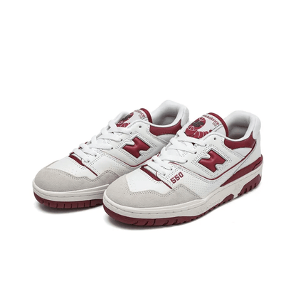 New Balance 550 White Burgundy Bb550li1