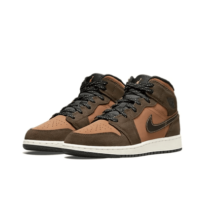 Air Jordan 1 Mid SE Dark Chocolate GS – DC7248-200