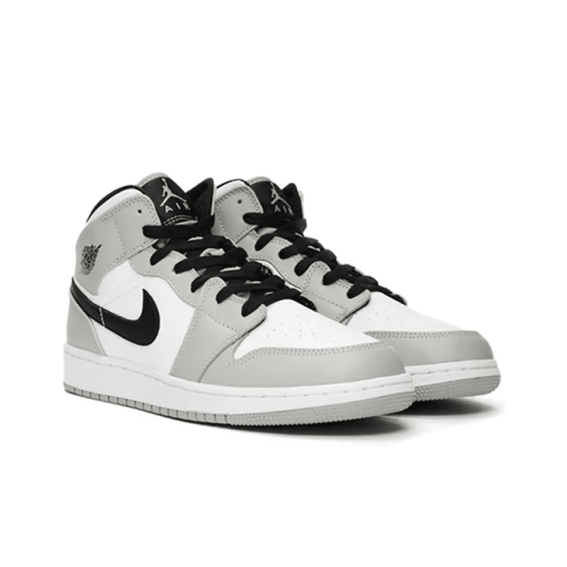 Air Jordan 1 Mid GS ‘Light Smoke Grey’ 554725-092