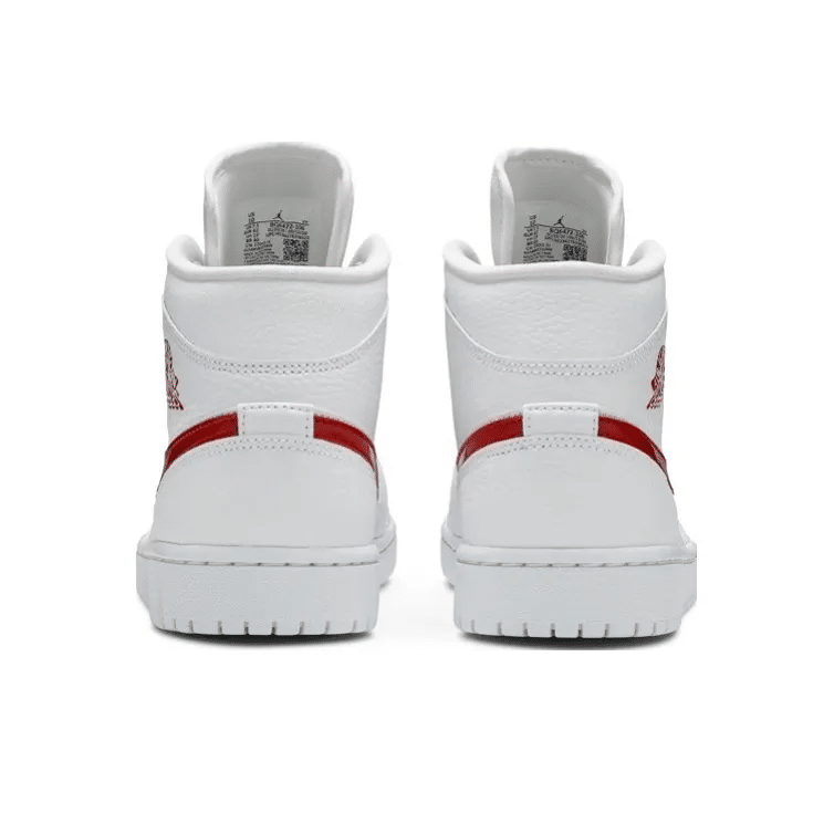 Air Jordan 1 Mid ‘White University Red’ – BQ6472-106