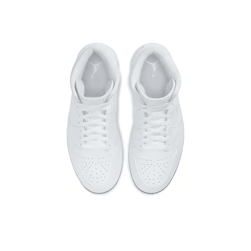 Air Jordan 1 Mid ‘Triple White’ 554724-130