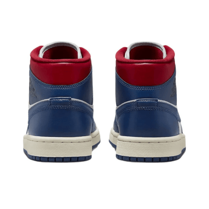 Air Jordan 1 Mid French Blue Gym Red Sail Black – BQ6472-146