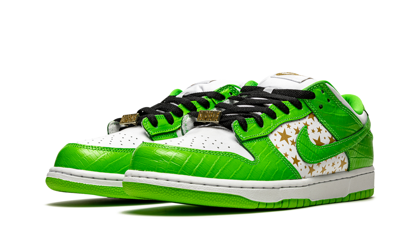 SB Dunk Low ‘Supreme – Stars – Mean Green’ PR-159275