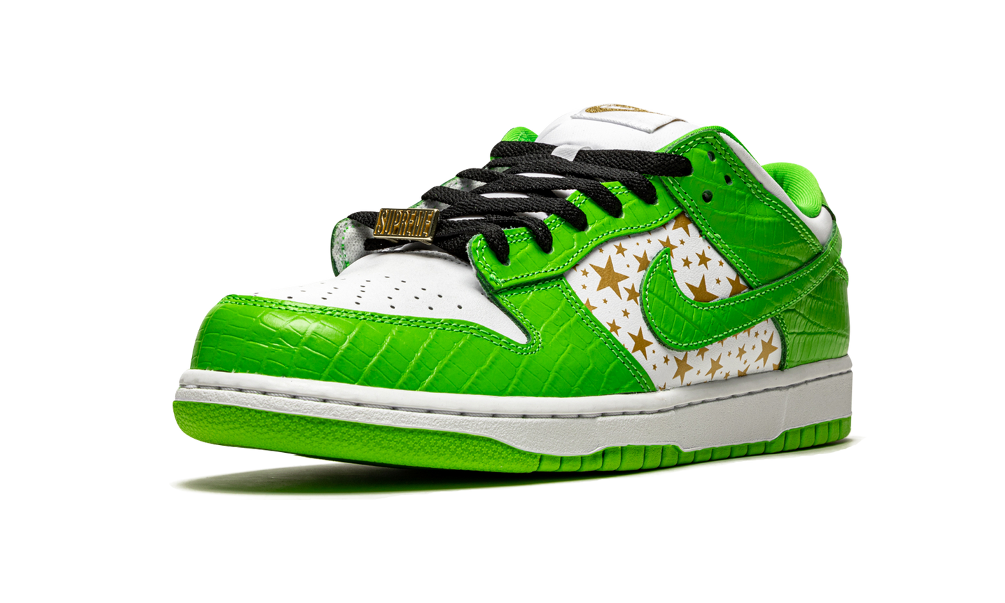 SB Dunk Low ‘Supreme – Stars – Mean Green’ PR-159275