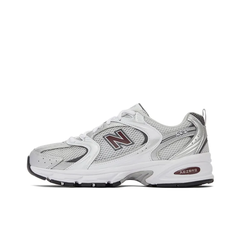 New Balance 530 White Silver MR530GS